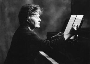 Roberta Stephen at piano